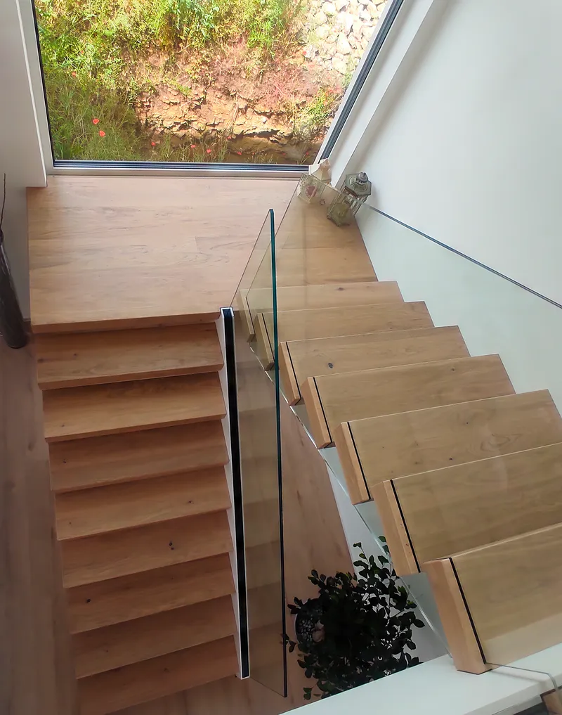 Kragarmtreppe Trossingen, Detail