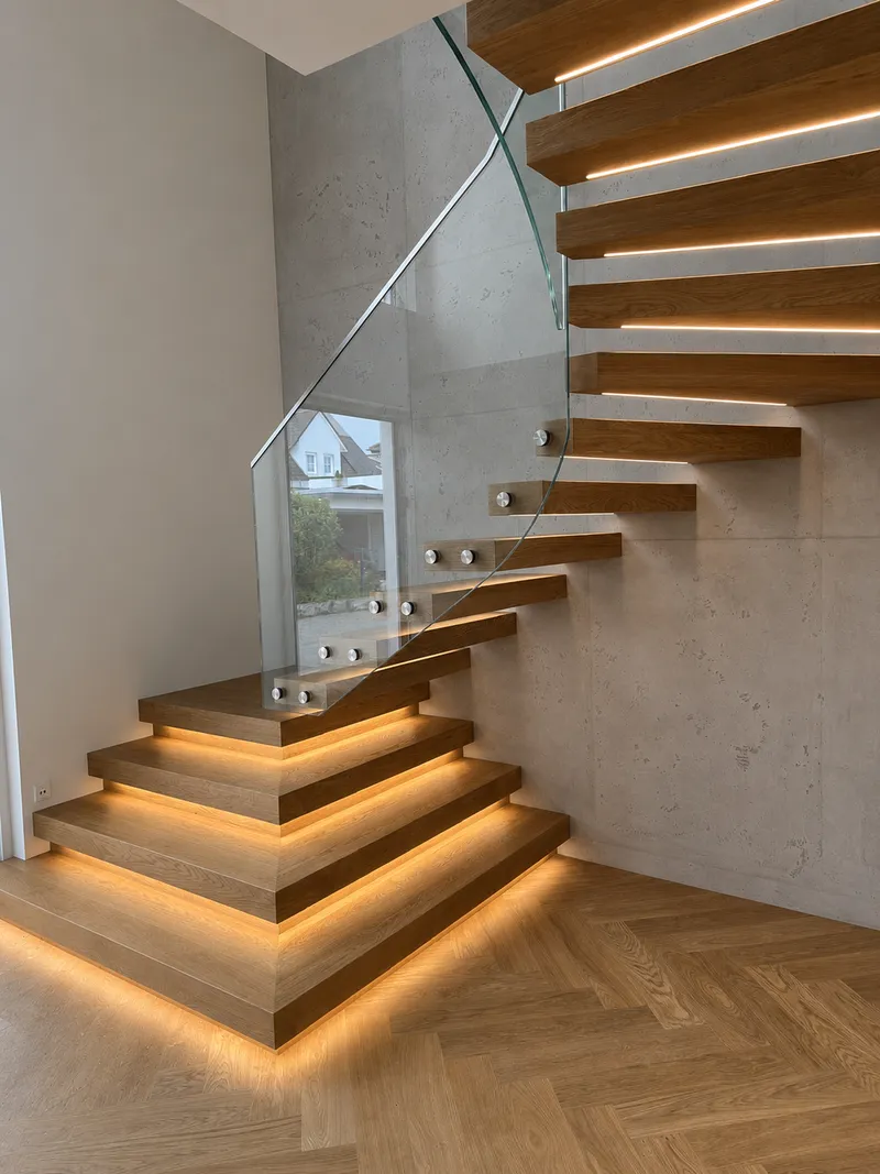 Kragarmtreppe Usingen, Detail