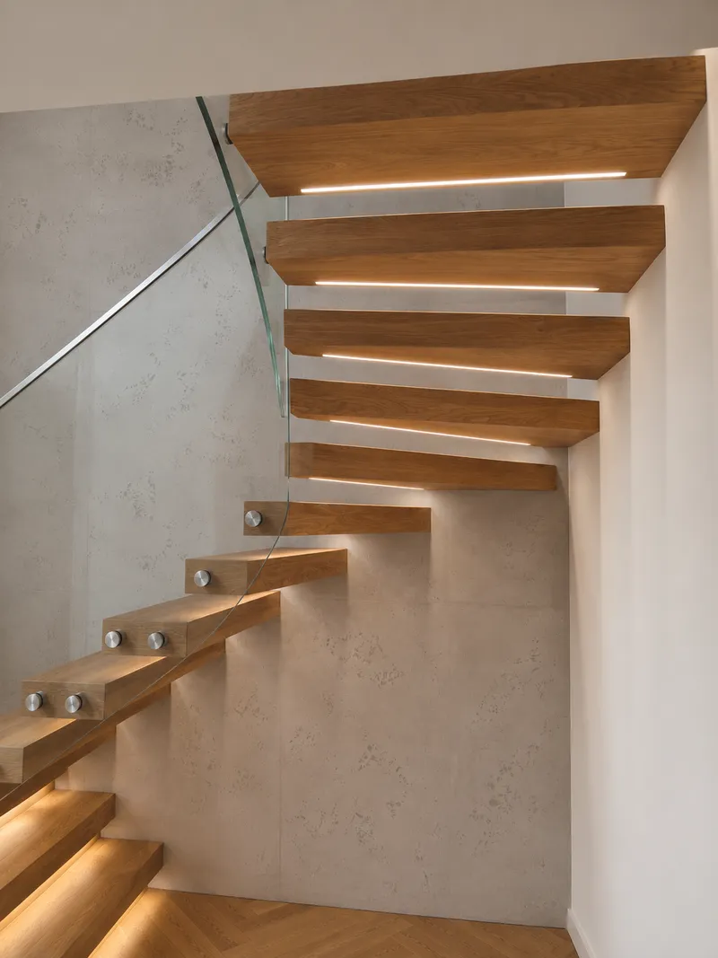Kragarmtreppe Usingen, Detail