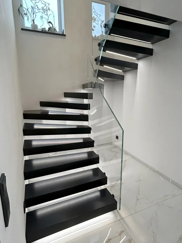 Kragarmtreppe Hanau, Detail